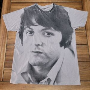 Paul McCartney The Love You Take The Love You Make SS Grey Unisex Tee - Large
